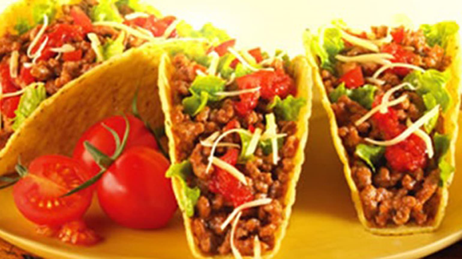 CROCCANTI  TACOS CON TRITATO DI CARNE BOVINA